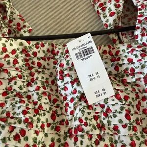 Strawberry Print Summer Dress